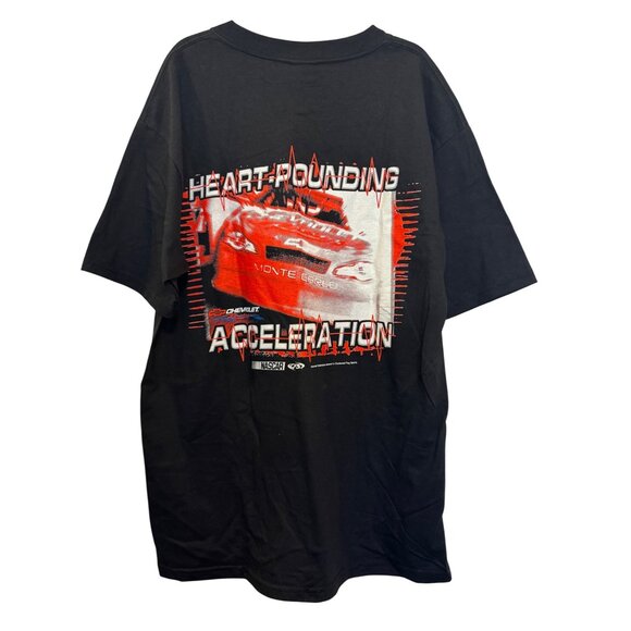 Vintage Chevrolet Racing Monte Carlo Gildan T-Shirt Men’s Size L Black Nascar De - Picture 1 of 7